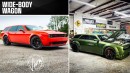Dodge Challenger Hellwagon rendering and reality