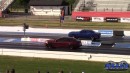 Dodge Challenger SRT Hellcat Redeye vs M8, M5, A8 on DRACS