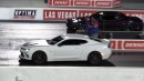 Dodge Challenger Scat Pack 1320 drags Chevy Camaro SS on Wheels
