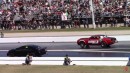 Dodge Challenger SRT Demon vs Caddy CTS-V at 2X2K22 on DRACS