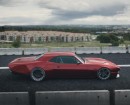 Dodge Challenger SRT Hellcat extreme stanced makeover render by yasiddesign on Instagram