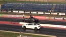 Tesla Model 3 vs Dodge Challenger SRT Hellcat on Wheels Plus