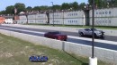 Dodge Challenger SRT Hellcat Grudge Races Chevrolet Camaro SS on DRACS