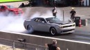Dodge Challenger SRT Hellcat takes on a Challenger SRT Super Stock over a quarter mile