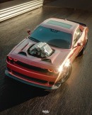 Dodge Challenger Hellcat Twin-Supercharger (rendering)