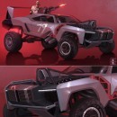 Dodge Charger "Battle Bruiser" rendering