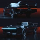 Dodge Charger "Cyber Daytona" rendering