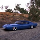 Dodge Charger Daytona "Blue Bomb" rendering