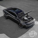 Dodge Charger Daytona SRT Widebody Hellcat Swap rendering by wb.artist20