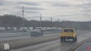 Dodge Charger Daytona vs Corvette, Dodge Ram, Challenger on ImportRace