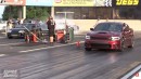 Dodge Charger drags Toyota Supra Mk4 on RPM Army