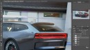 Dodge Charger EV Station Wagon rendering by Theottle