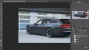 Dodge Charger EV Station Wagon rendering by Theottle
