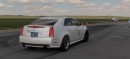 Dodge Charger Hellcat Drag Races Cammed Cadillac CTS-V
