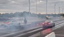 Dodge Charger Hellcat Drag Races Porsche 911 Turbo S