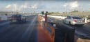 Dodge Charger Hellcat Drag Races Tuned BMW M5