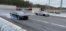 Dodge Charger Hellcat Drag Races Whipple Mustang Shelby GT500