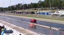 Dodge Charger SRT Hellcat races C8 Chevy Corvette, BMW 335i, Audi RS 3 on DRACS