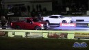 Dodge Charger Hellcat Drags Challenger, Record Trackhawk, F-150 on DRACS