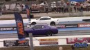 Dodge Charger Hellcat Drags Challenger, Record Trackhawk, F-150 on DRACS
