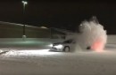 Dodge Charger Hellcat Turned Snow Plow