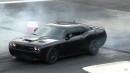Dodge Charger SRT Hellcat Widebody drags Trackhawk and SRT Challenger on Wheels