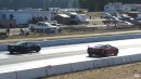 Dodge Charger SRT 392 vs C8 Chevy Corvette on Wheels