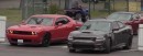 Dodge Charger SRT Drag Races Dodge Challenger Scat Pack