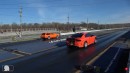 Dodge Charger SRT Hellcat vs Chevy Vega on ImportRace