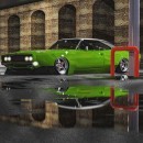 Dodge Charger "The Hulk" rendering