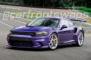 Dodge Charger face swap with 2022 BMW M240i and Porsche 911 render by carfrontswaps on Instagram