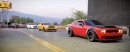 Dodge Demon Becomes a Taxi, Drag Races Another Demon