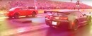 Dodge Demon drag races 2019 Corvette ZR1