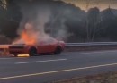 Dodge Demon Catches Fire