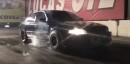Dodge Demon Drag Races Boosted Honda Civic