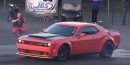 Dodge Demon Drag Races Cadillac CTS-V