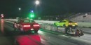 Dodge Demon Drag Races Chevrolet Corvette Z06