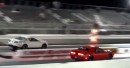 Dodge Demon Drag Races Ford Mustang Cobra Jet