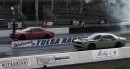 Dodge Demon Drag Races Nitrous Hellcat