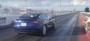 Tesla Model 3 Drag Races Dodge Demon