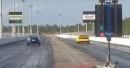 Tesla Model 3 Drag Races Dodge Demon