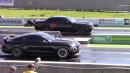 Dodge Demon drag races Mustang, Challenger, Charger on DRACS