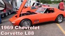 Dodge Demon drag races 1969 L88 Corvette