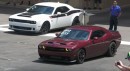 Dodge Challenger Demon takes on Challenger Hellcat Redeye