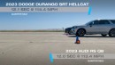U-DRAG RACE: Audi RS Q8 vs. Dodge Durango SRT Hellcat | Quarter Mile, Handling & More!