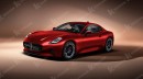 Dodge e-Viper CGI EV revival by KDesign AG