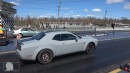 Dodge Challenger SRT Hellcat Widebody vs Charger, Civic, Mustang on ImportRace