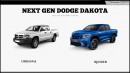 Dodge Ram Dakota SRT Hellcat rendering by Digimods DESIGN
