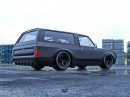 Dodge Ramcharger pro-touring restomod rendering by Abimelec Arellano