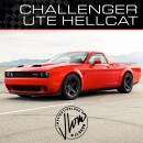 Dodge Challenger pickup rendering